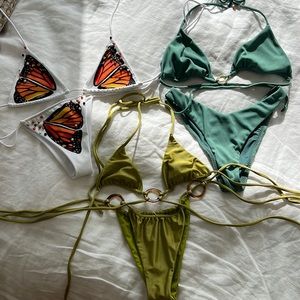 Bikini bundle XS/S worn once, Piexoto, Andi Bagus & VDM the label